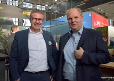 Carsten Gogoll von Bivano und Carsten Abenhardt, Möhrenerzeuger und Geschäftsführer des gleichnamigen Unternehmens mit Sitz in Datteln
